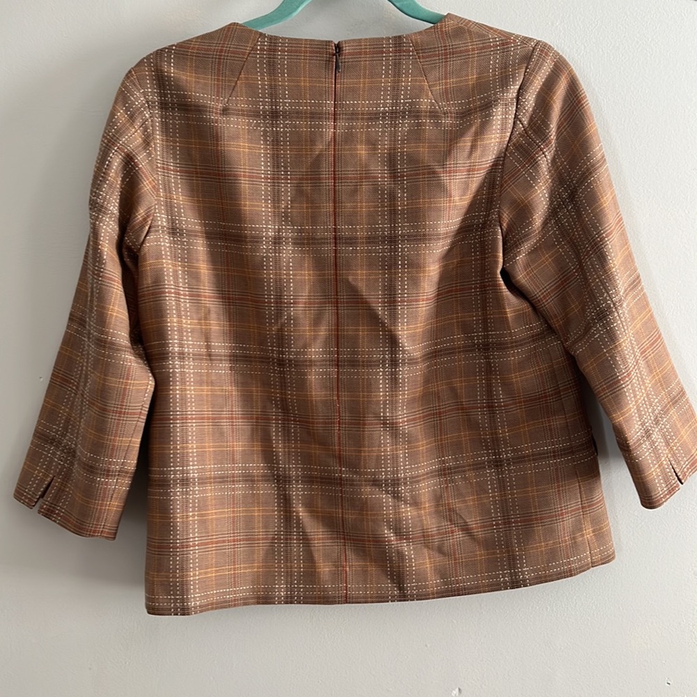 Pendleton Virgin Wool Plaid Top - image 7